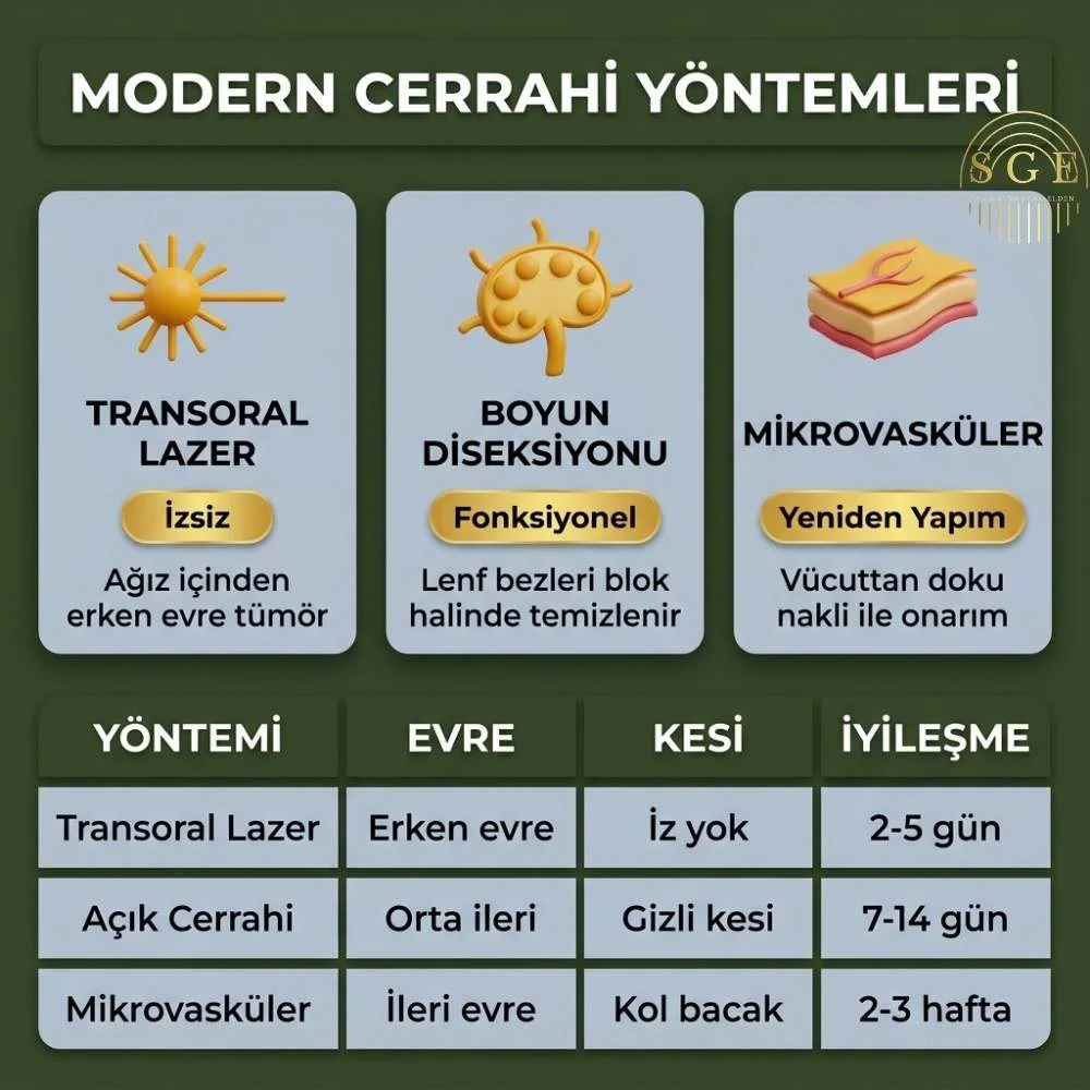 Baş boyun kanseri evreleri nelerdir