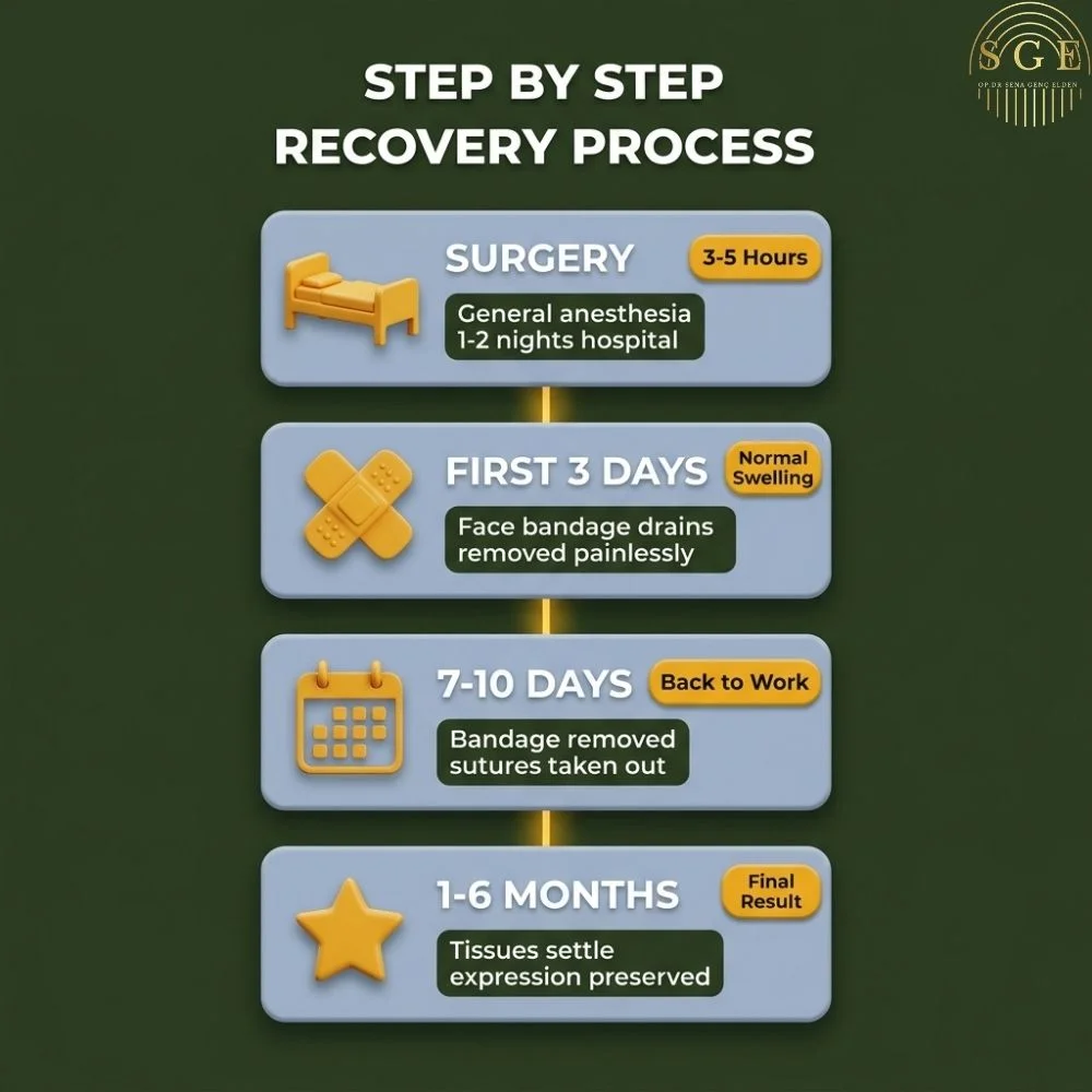 Facelift in Turkey before and after