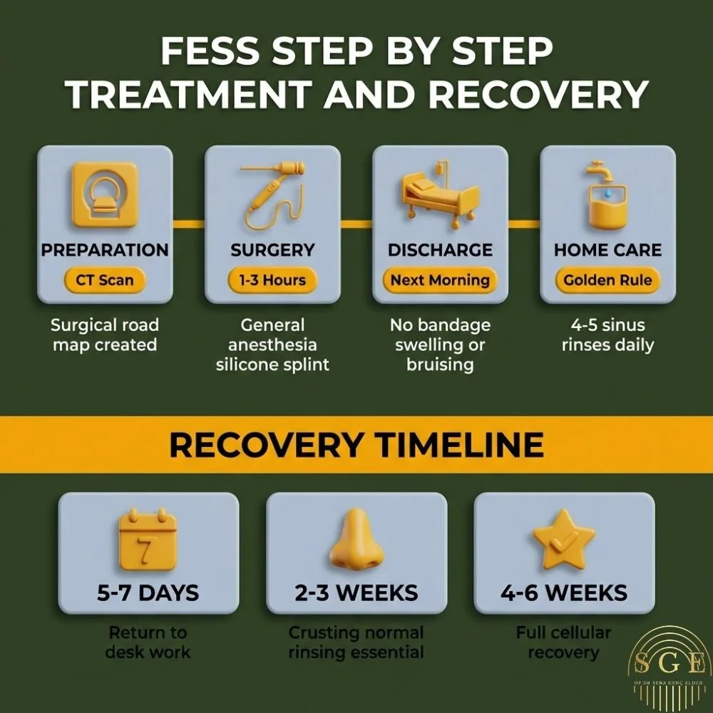 How painful is FESS surgery