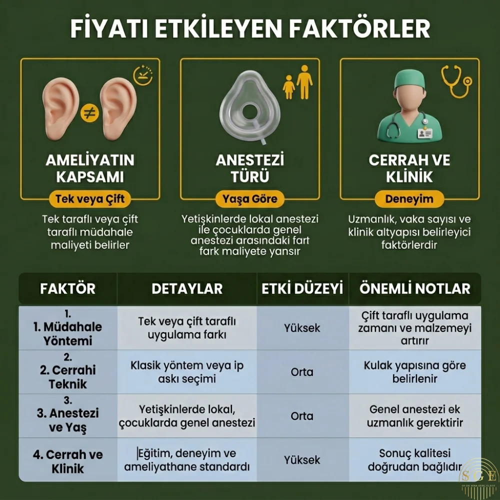 Devlet hastanesinde kepçe kulak ameliyatı kaç TL