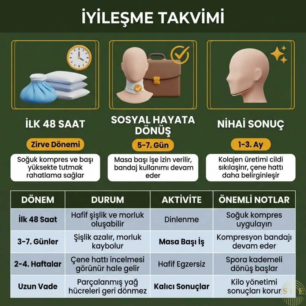 Gıdı liposu kaç günde iyileşir