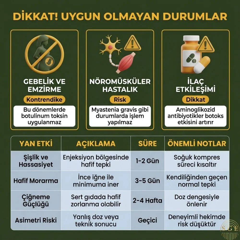 Masseter botoks sonrası yapılmaması Gerekenler