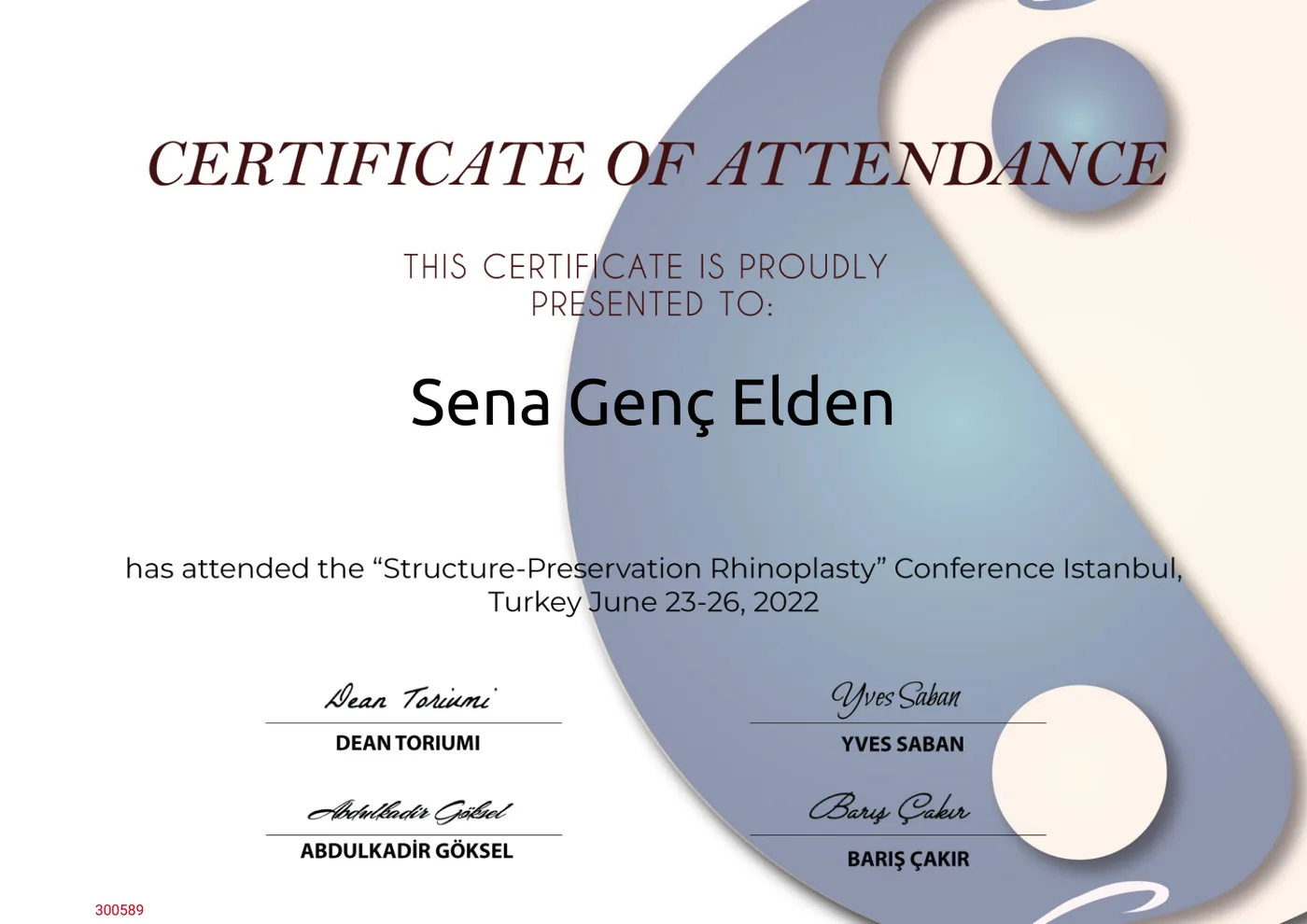 Structure-Preservation Rhinoplasty Konferansı — Op. Dr. Sena Genç Elden
