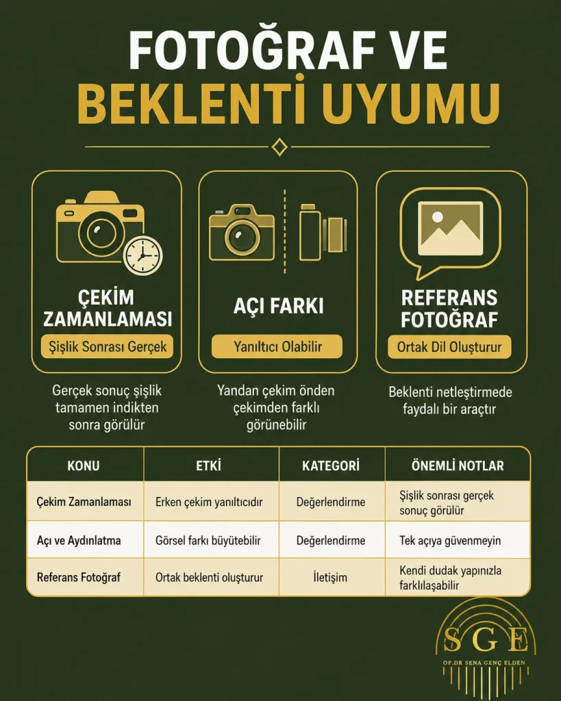 Dudak dolgusu beklenti uyumsuzluğu