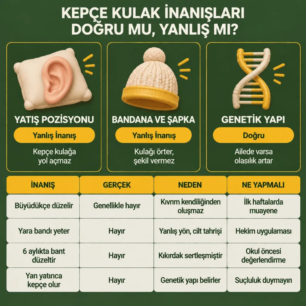 bebeklerde kepçe kulak