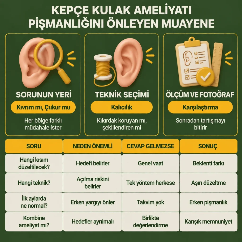 2 kez kepçe kulak ameliyatı olanlar