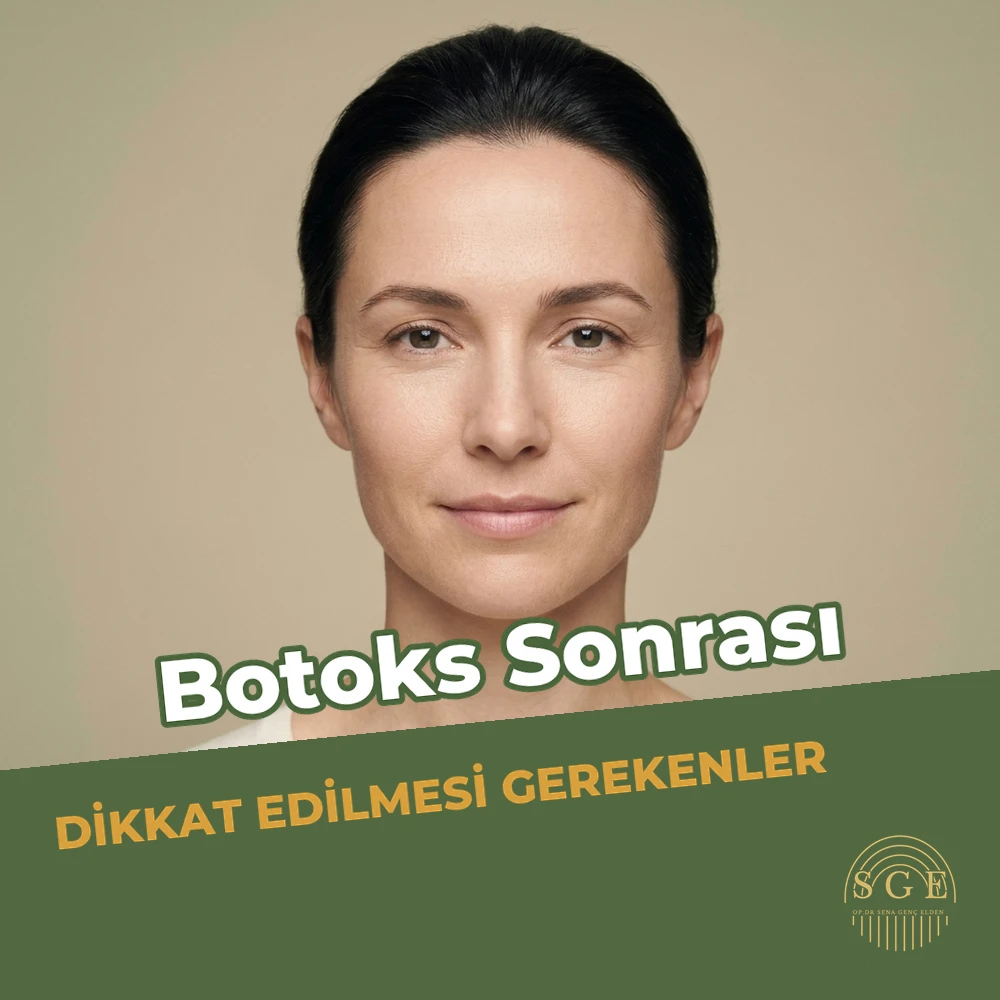 Botoks sonrası dikkat edilmesi gerekenler