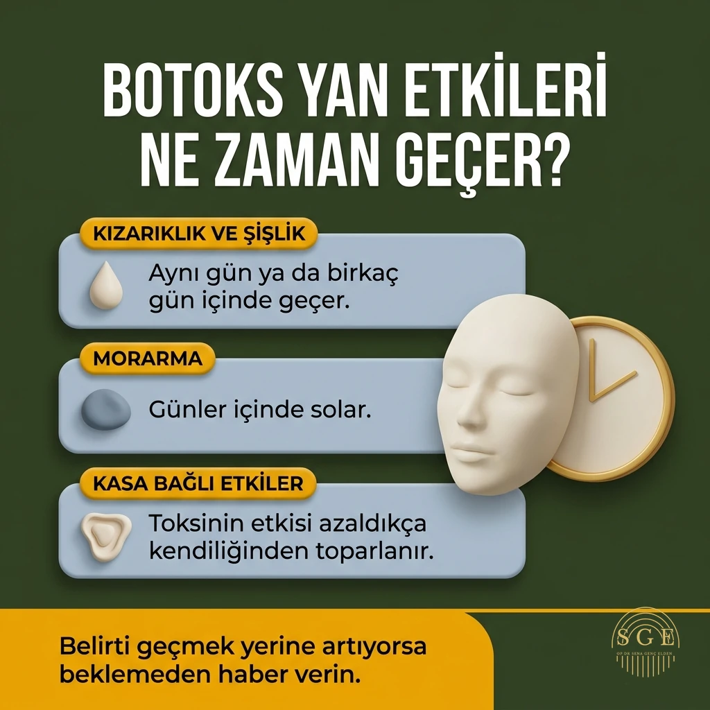botoks yan etkileri ne zaman geçer