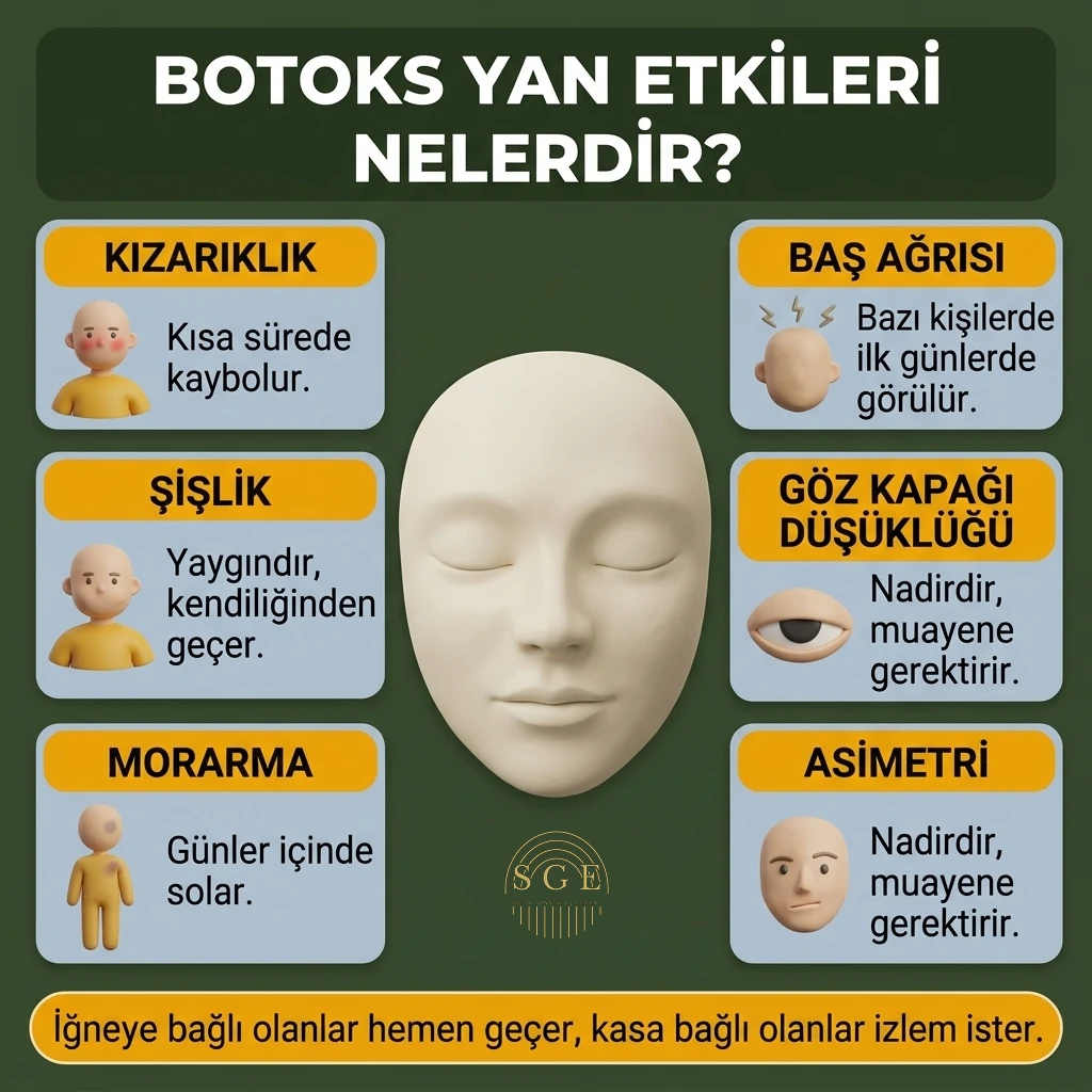 botoks yan etkileri nelerdir